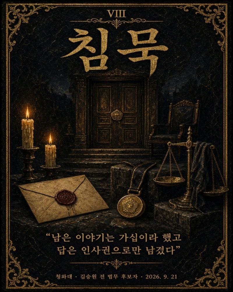 청와대 "김승원 의혹은 가십"…인사권으로 답을 드렸다
