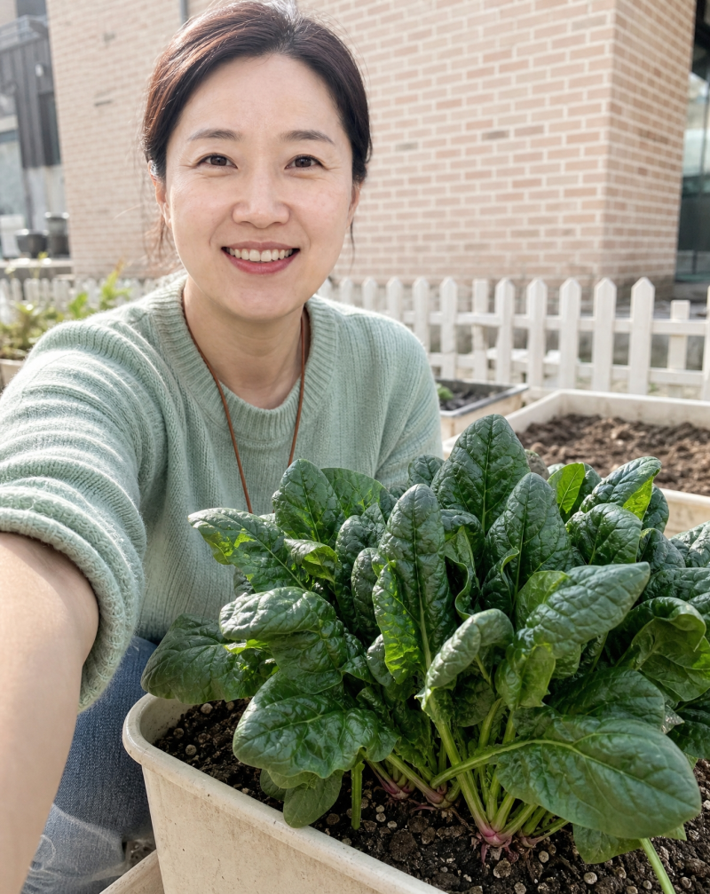 시금치 밑거름 비료 "토양 산도 안 맞춘 재배방법이 실패 원인 1위예요"