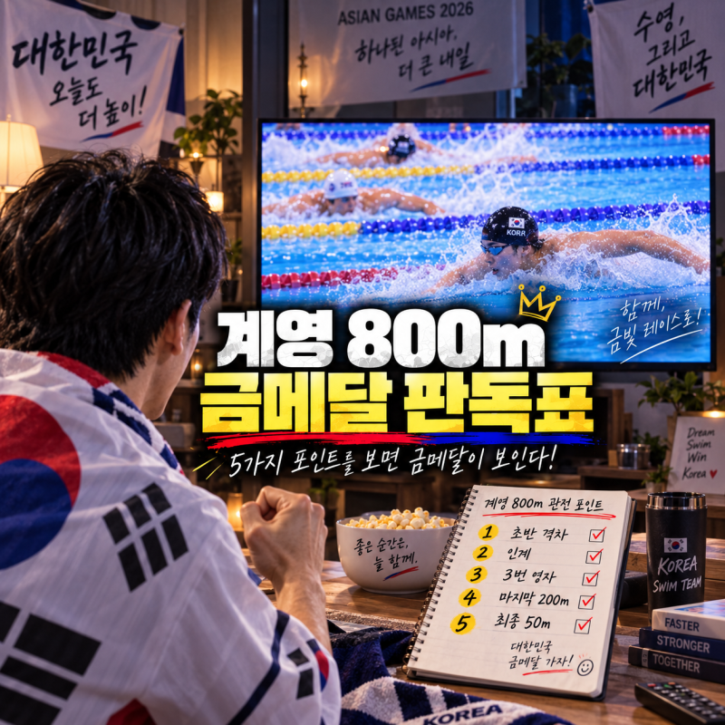 황선우·김우민 계영 800m 2연패 도전｜중국·일본과 금메달 경쟁