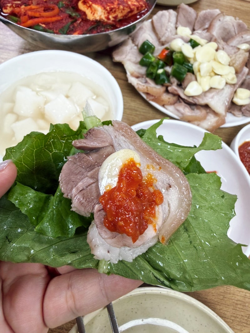 대전 두부두루치기 수육 광천식당 주차정보 및 후기