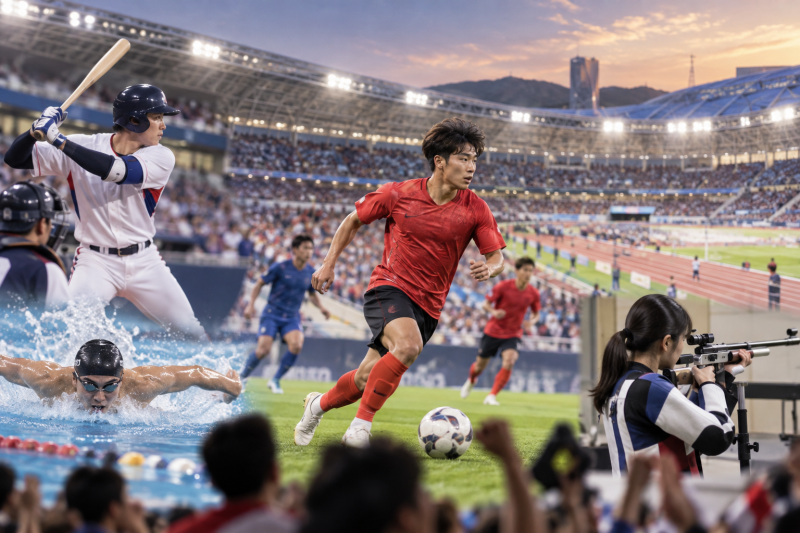 2026 아시안게임 금주 주요 일정｜한국 대표팀 중계·메달 현황·주목 경기 정리