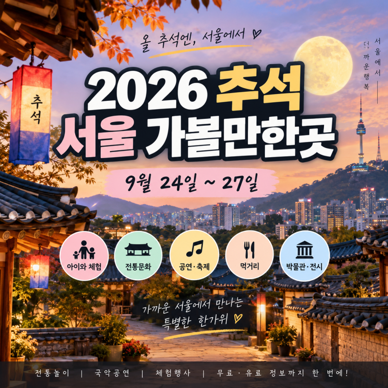 2026 Chuseok in Seoul: A Complete Guide to Events from September 24-27