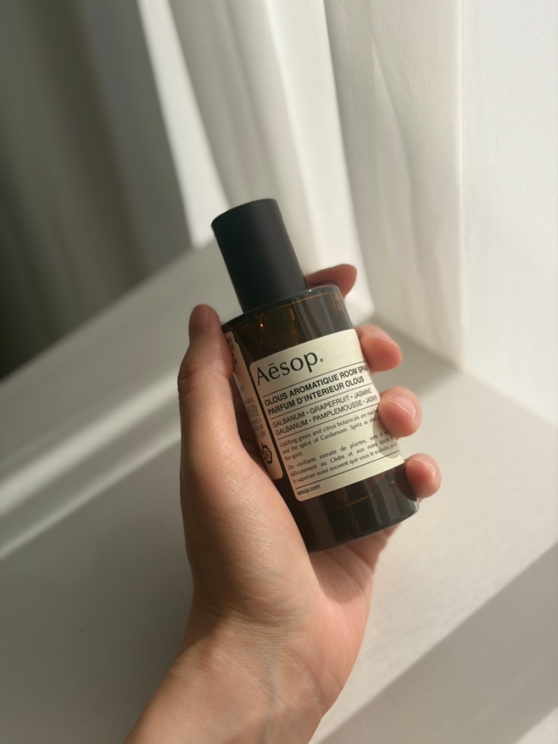 이솝 룸스프레이 추천｜카카오톡 선물하기 올루스 아로마틱 50ml 실제 사용 후기