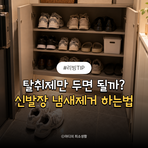신발장 냄새제거 하는법, 베이킹소다와 탈취제만 두면 될까?