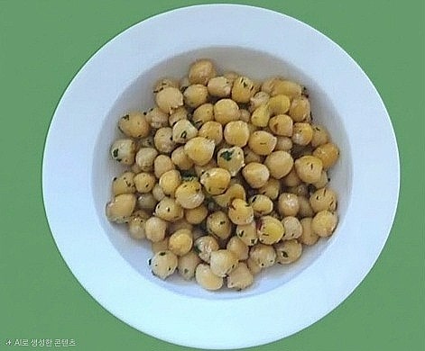 딜버터로 볶은 병아리콩