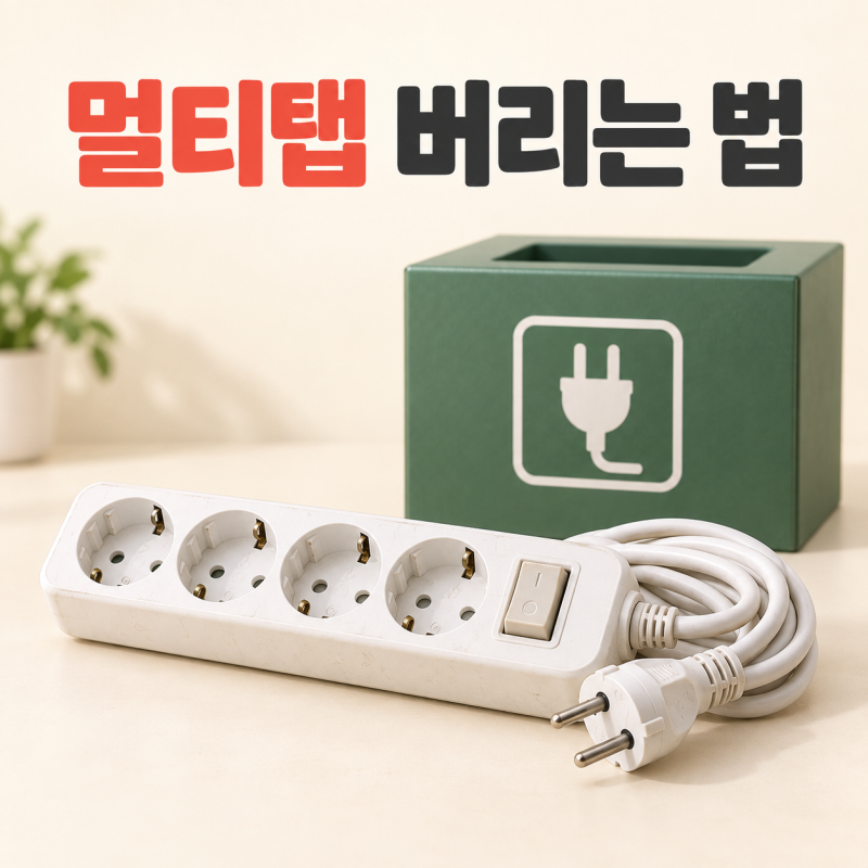 멀티탭 버리는 법, 일반쓰레기일까 소형 폐가전일까?