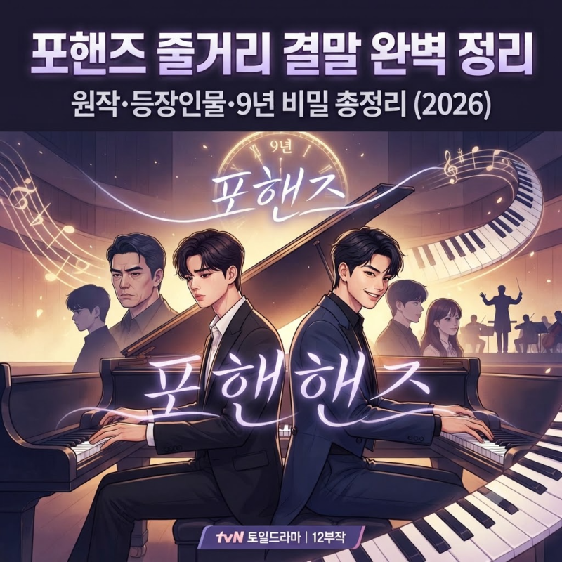 포핸즈 줄거리 결말 완벽 정리 | 원작·등장인물·9년 비밀 총정리