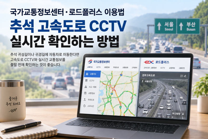 고속도로 CCTV 실시간 확인 방법｜국가교통정보센터와 로드플러스 활용하기