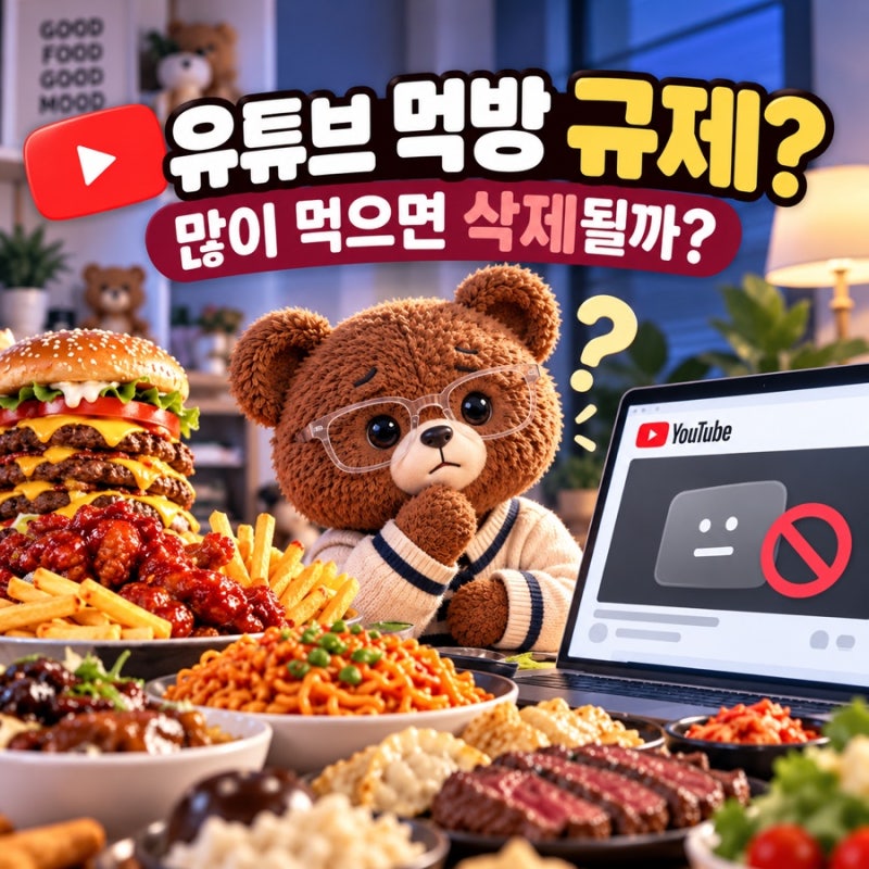 유튜브 먹방 규제 시작됐나? 폭식·섭식장애 가이드라인, 수익창출 중단까지 정리