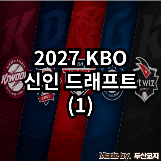 [KBO] 2027 KBO 신인 드래프트 (1) : 키움, 두산, KIA, 롯데, KT 지명 살펴보기