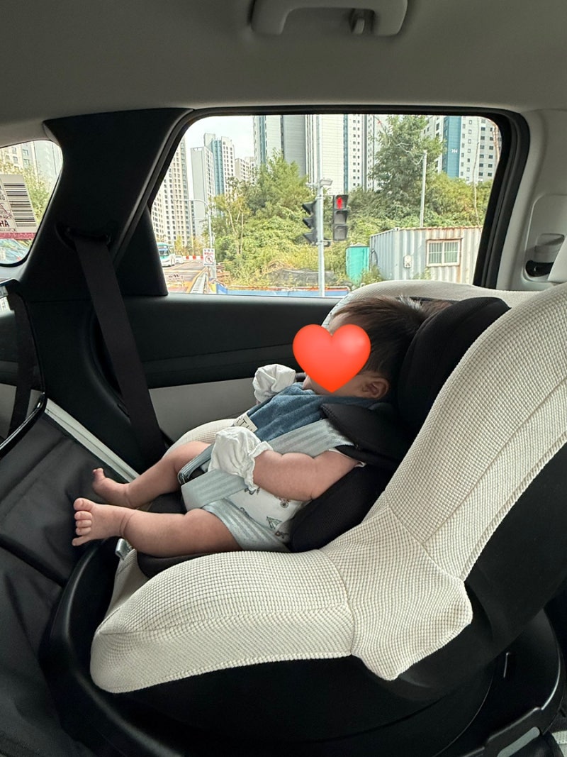 아기 첫 카시트 브라이텍스 듀얼 픽스 프로 스타일 카본블랙 내돈내산 후기(+밤부커버)
