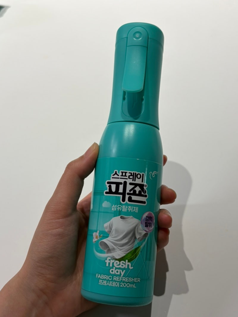 섬유탈취제 스프레이피죤 룸스프레이 실내건조 냄새제거 프레시데이 후기