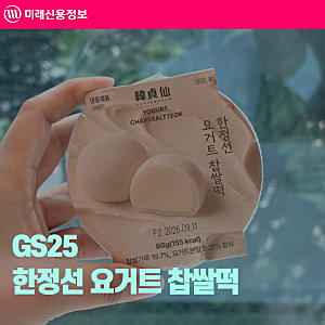 GS25 한정선 요거트 찹쌀떡 재고 조회 방법 가격 내돈내산 후기