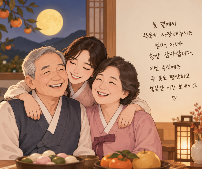 추석 인사말 문구 부모님 직장상사 어른께 보내는 카톡 모음