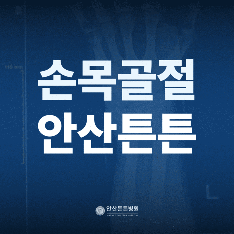 손목골절 깁스기간 빠르게 하려면(안산골절병원)