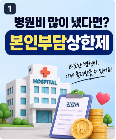 본인부담상한제 환급금 조회, 병원비 많이 냈다면 꼭 확인하세요｜2026 신청방법