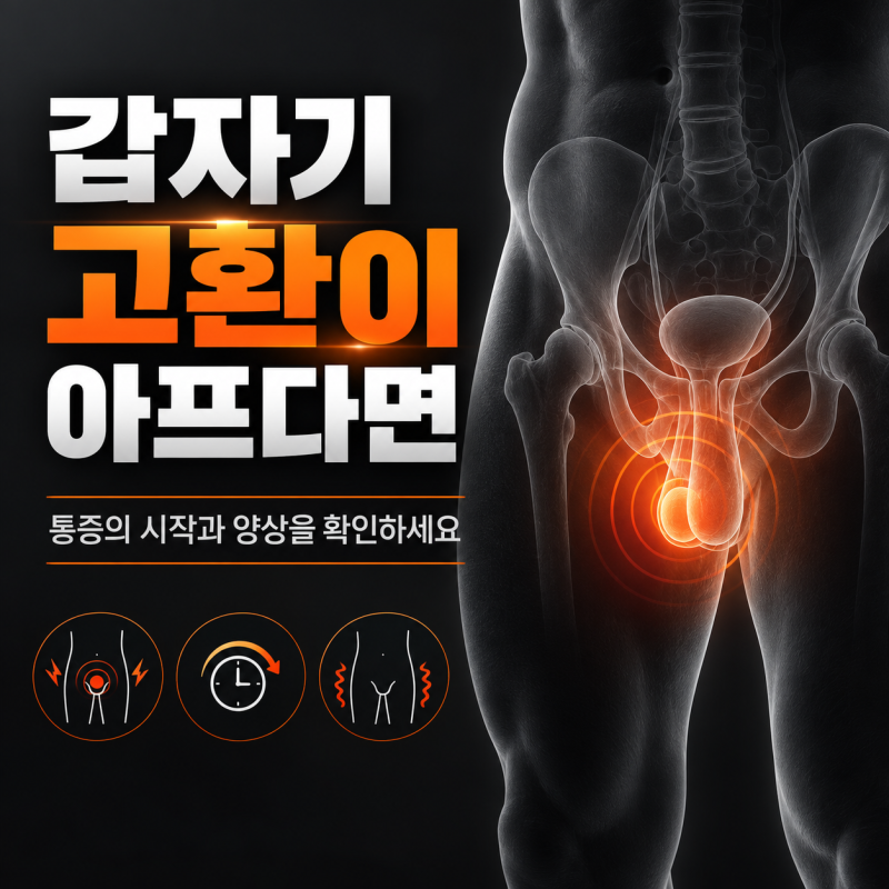 세종시 비뇨기과 갑자기 고환이 아프다면?