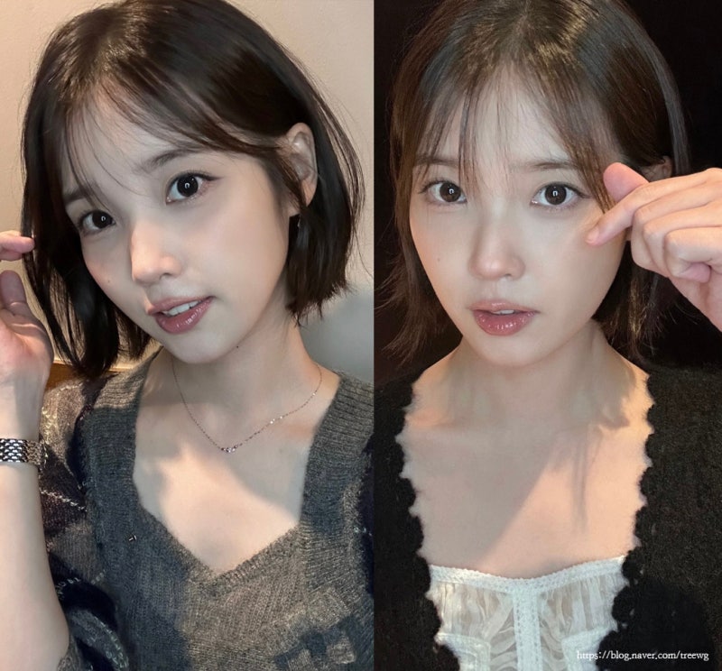 뼈말라 된 아이유 단발 변신 근황, 5년전과 확 달라진 식단 뭐길래?!(엔터뉴스연예부)