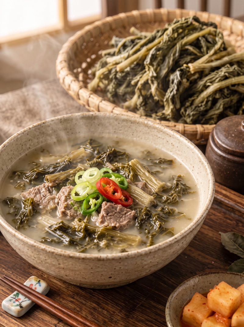 구수한 시래기국 맛있게 끓이는 법, 온모락 400g 진짜 사태 곰탕 활용