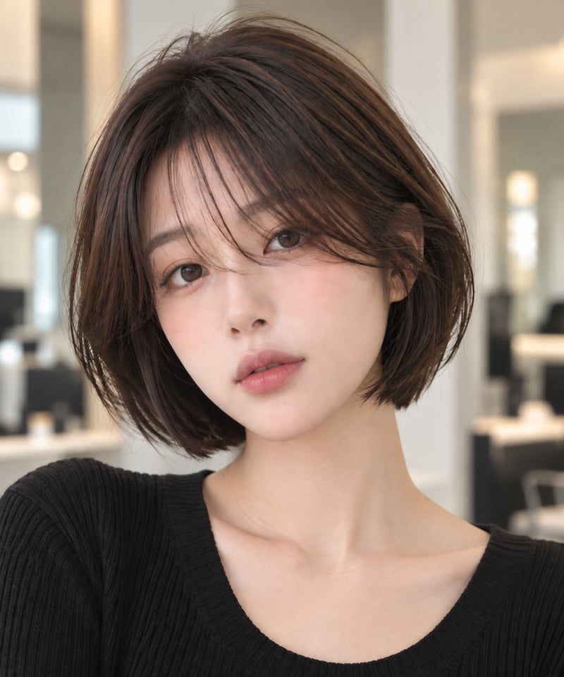 동탄미용실 여자 보브컷 추천, 손질 편한 단발 스타일