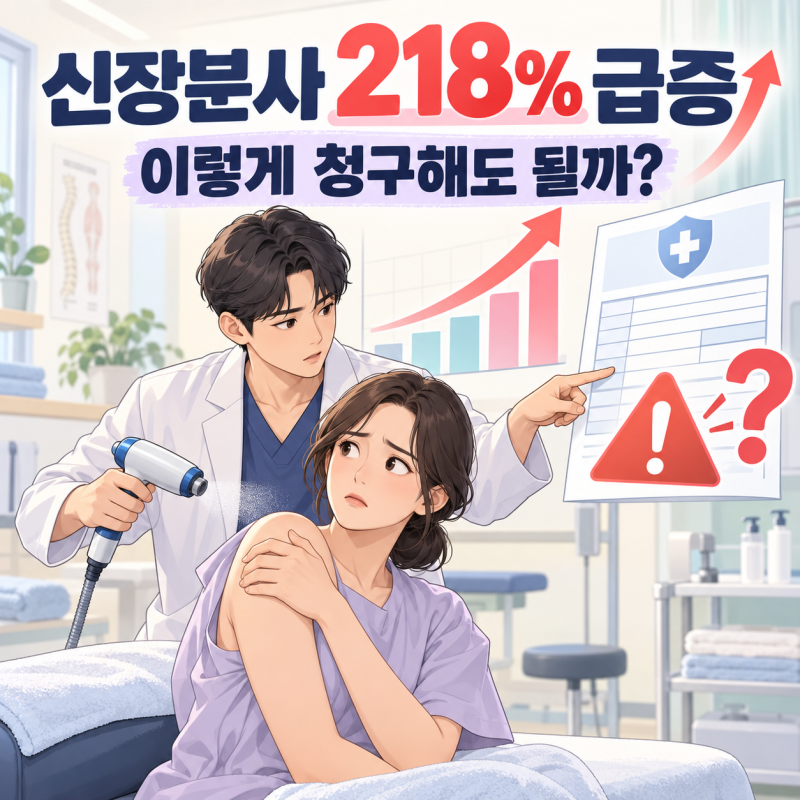 도수치료 관리급여 막자 "신장 분사 218% 급증" 병원이 ‘이렇게 청구해도 된다’고 하면 괜찮....