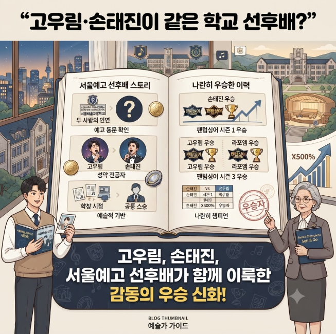 “고우림·손태진이 같은 학교 선후배?” 나란히 우승한 이력