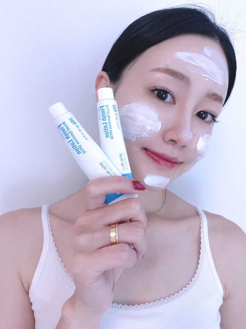 피니쉬로션 재생선크림 사용법 톤업 파데프리 내돈내산 후기
