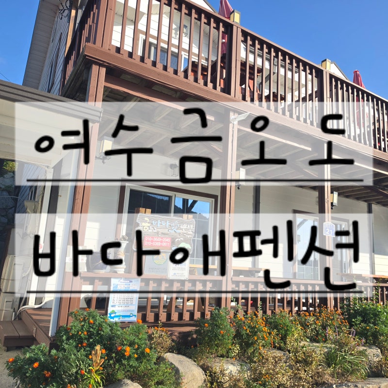 Review of Badaae Pension, a Must-Visit Spot on Yeosu Geumo Island