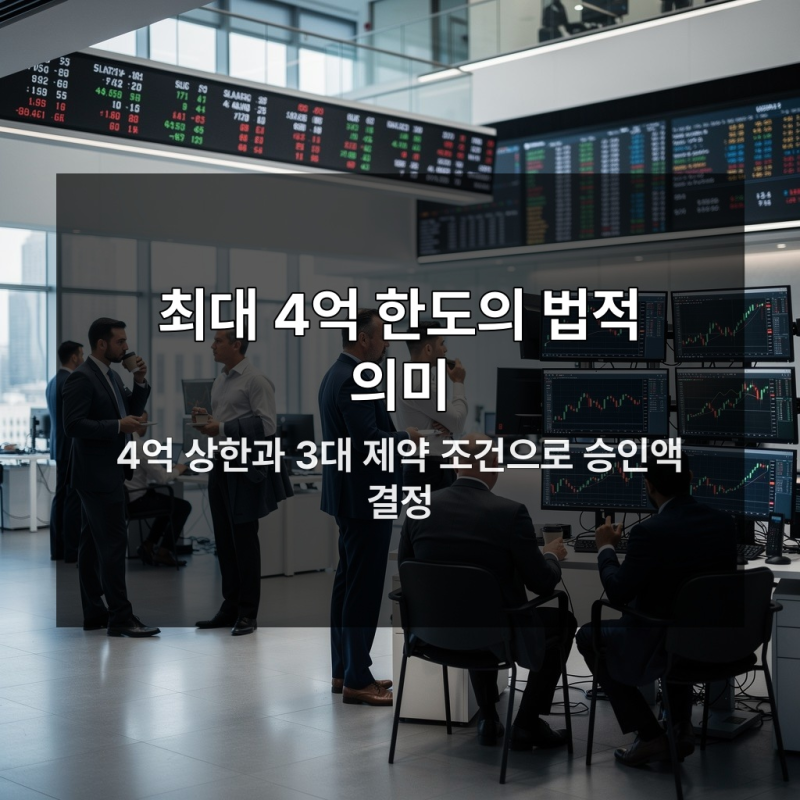 신생아 특례대출 최대 4억과 실제 승인액의 차이점