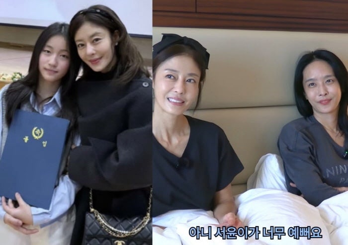 이지현 딸 서윤, 박정아까지 닮았다는 말 나온 이유…엄마 반응은 의외였다