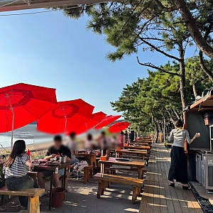 [영종도 마시안어부집] 영종도 노을뷰 야외 야장 조개구이집 주말 내돈내산 후기