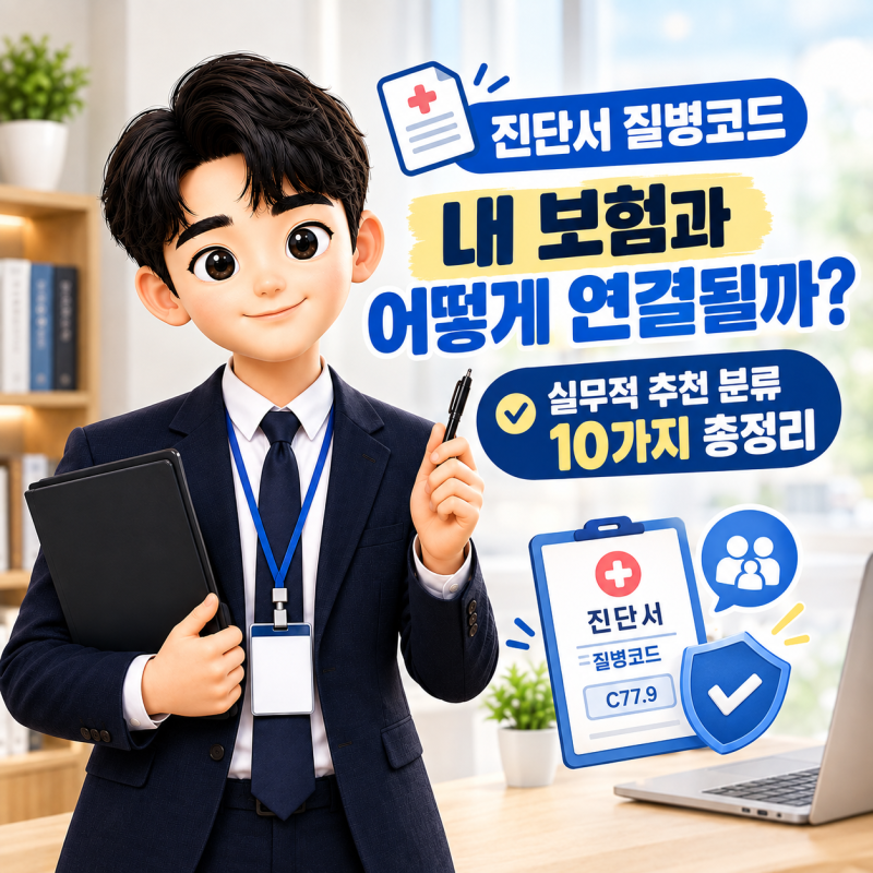 진단서 질병코드, 내 보험과 어떻게 연결될까? 실무적 추천 분류 10가지 총정리