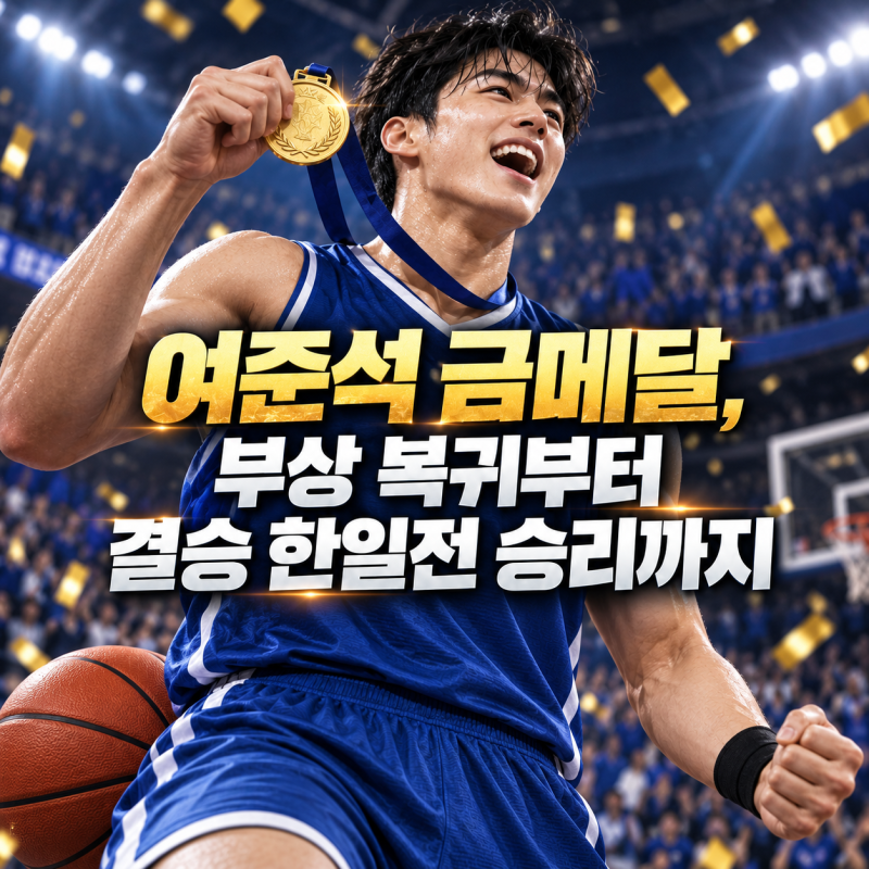 여준석 금메달, 부상 복귀부터 결승 한일전 승리까지