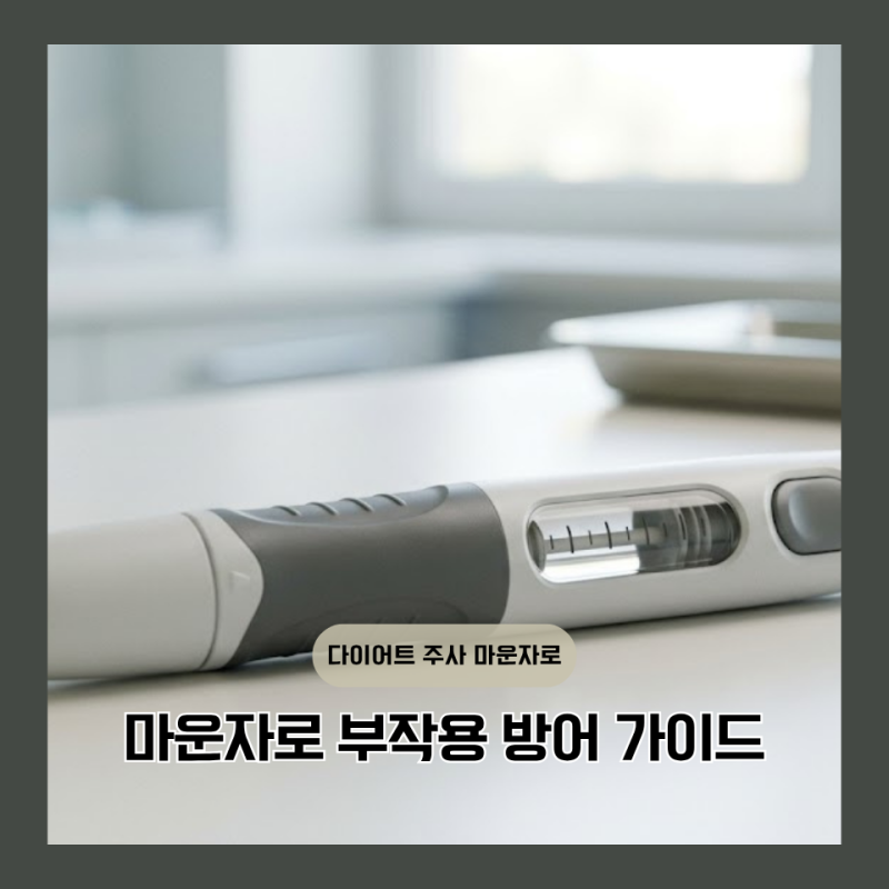 [다이어트 주사 마운자로 모든것] "마운자로로 4주 10kg 뺐는데, 왜 아무도 이 부작용은 안 알....