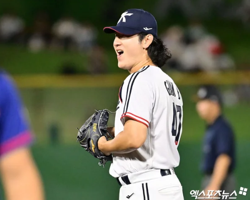 류지현호, 대만 5-0 완파하며 'AG 5연속 금메달' 산뜻한 첫발… 곽빈 6이닝 10K 무피안타 괴력투