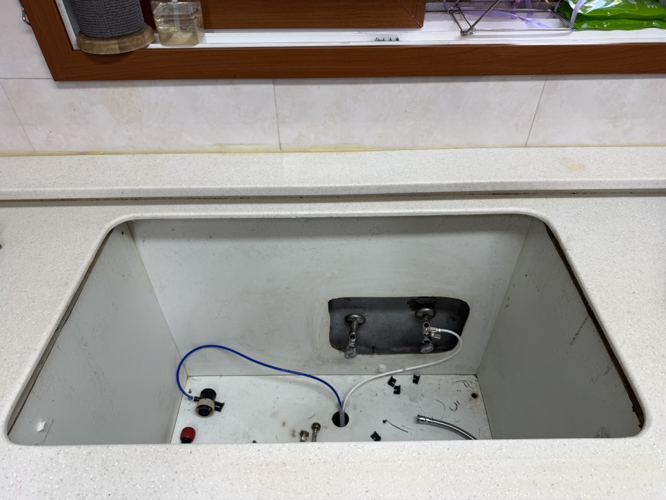 가평 중촌빌라 기존 싱크볼 모델 확인 사진