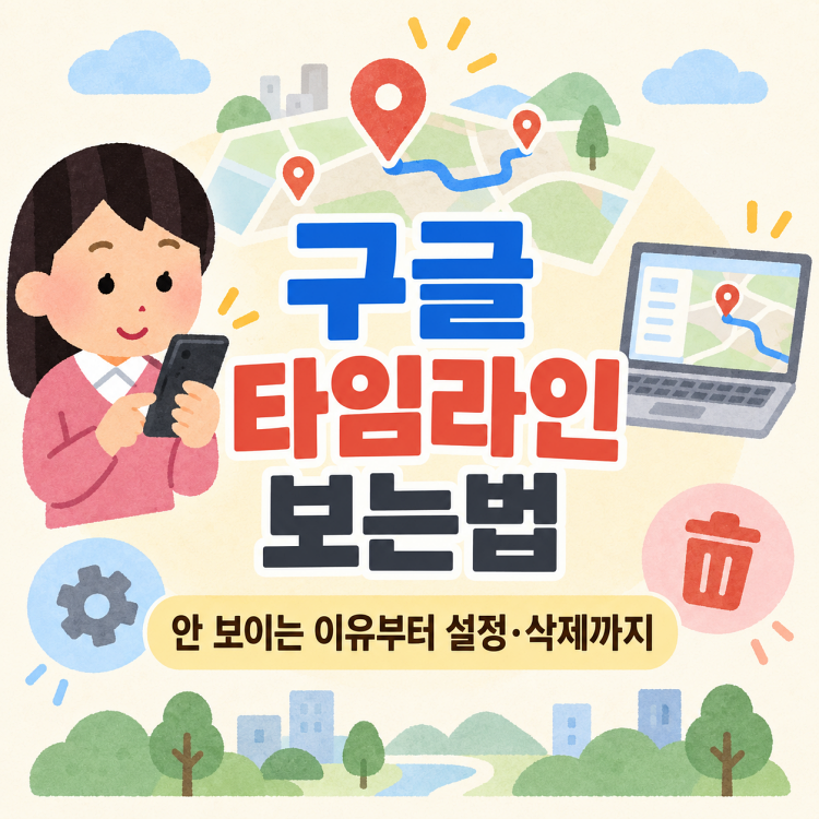 구글 타임라인 보는법, 위치기록 설정과 백업 함께 살펴보기