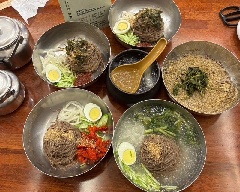 수원 막국수 맛집 대궐막국수 수원직영점, 가족과 함께 먹은 막국수와 수육