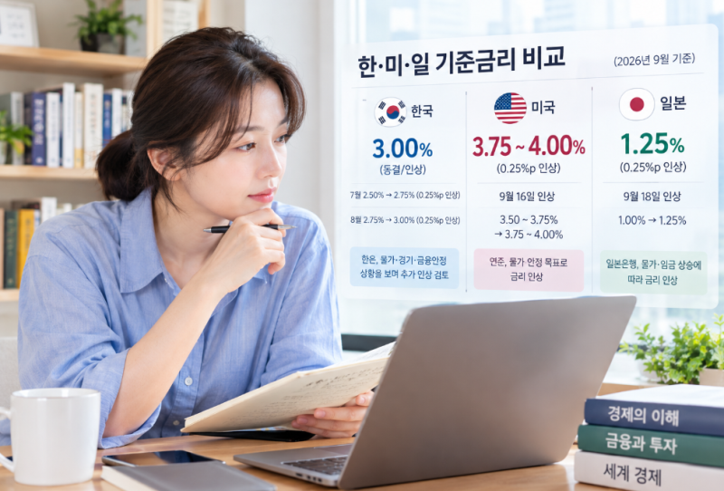 미국과 일본의 금리 인상