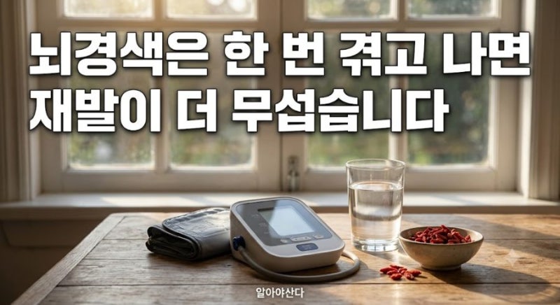 뇌경색은 한 번 겪고 나면 재발이 더 무섭습니다 (알아야산다 79회)