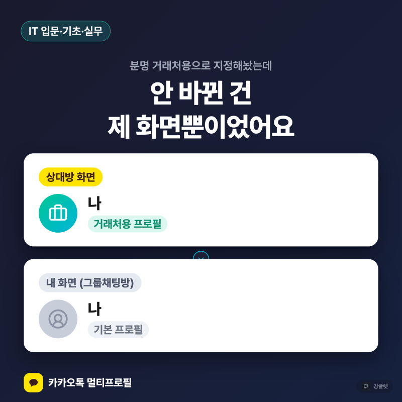 카톡 멀티프로필, 설정보다 먼저 알아야 할 3가지