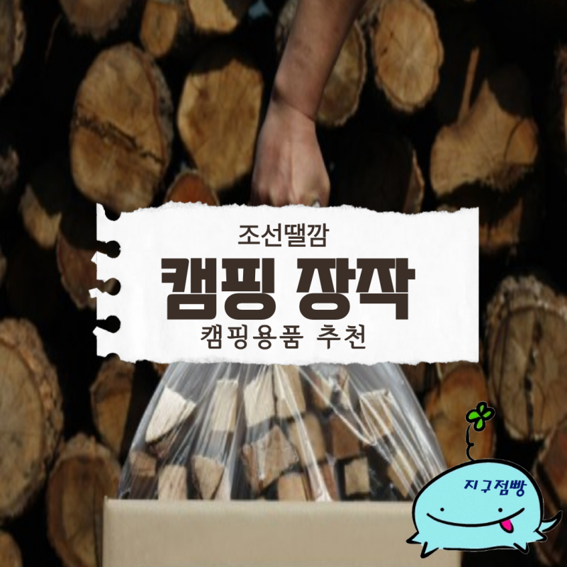 캠핑장작 추천 ㅣ 캠핑장 불멍엔 조선땔감 참나무 장작이 정답!
