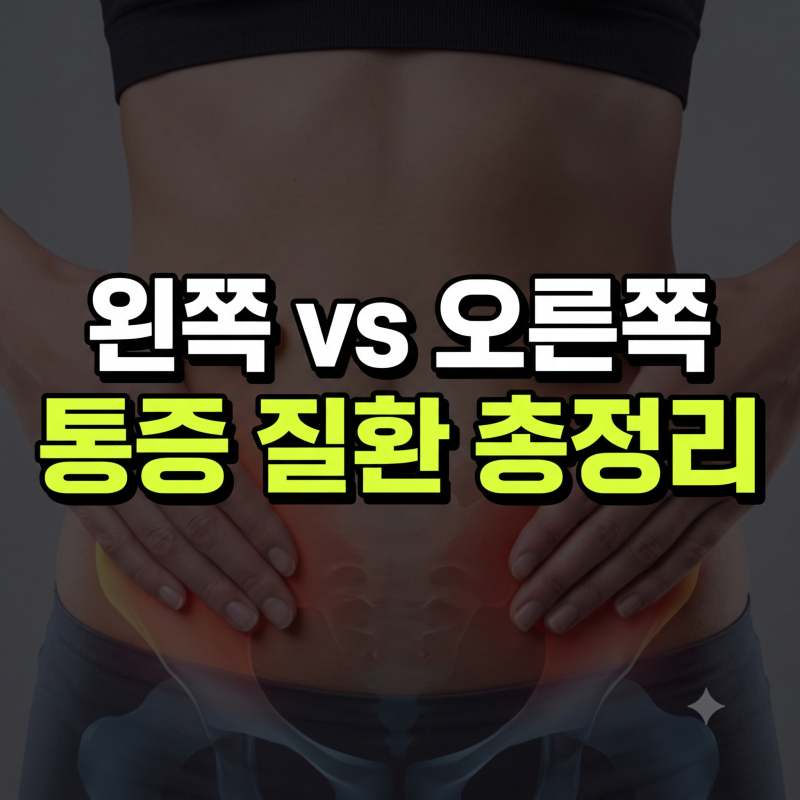 콕콕 쑤시는 아랫배 통증 | 왼쪽 오른쪽 통증 원인과 위치별 의심 질환 총정리