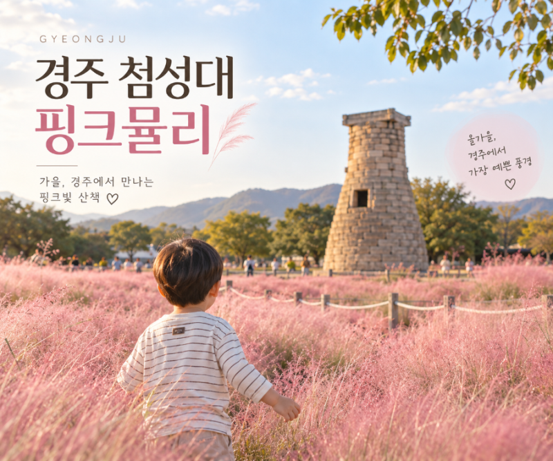 2026 경주 첨성대 핑크뮬리 개화시기｜주차 아이랑 가을 꽃구경