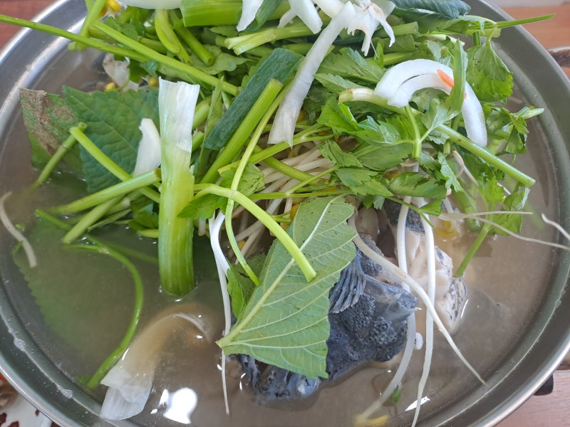 신도 평화대교 인천 신도 맛집 우럭지리탕이 끝내줬던 신도전망대회집
