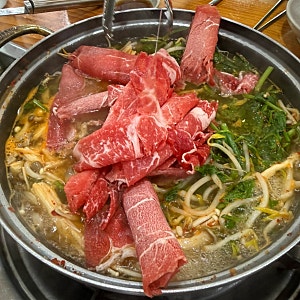 인덕원 동편마을 칼국수 맛집 명가손칼국수 쇠고기샤브칼국수