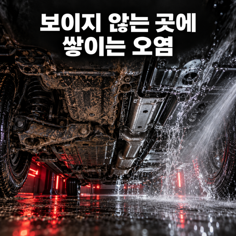 자동차 하부세차 꼭 해야 할까요? 평소 보이지 않는 누적 오염