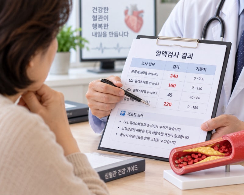 고지혈증 증상 몸으로 느끼기 어려운 위험 신호