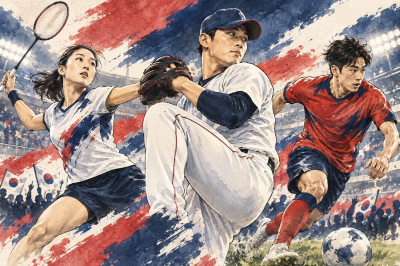 2026 아시안게임 9월 22일 한국 경기 일정｜배드민턴 8강·야구·축구·농구 한일전