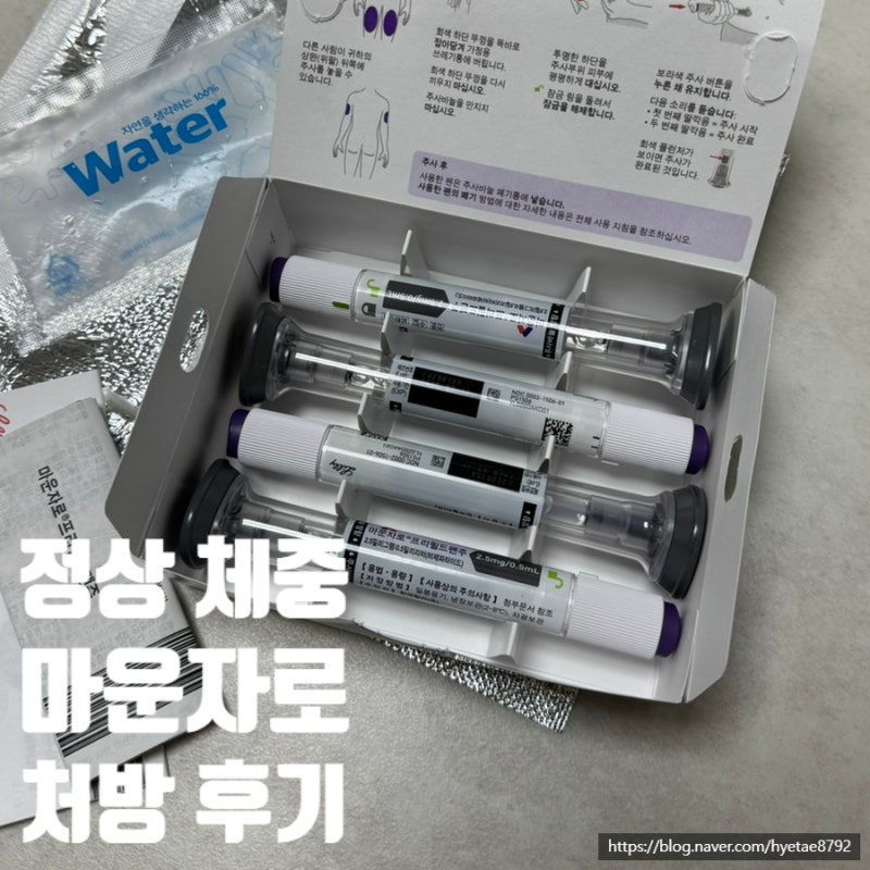 마운자로 정상체중 처방 후기 │ 종로 마운자로 성지